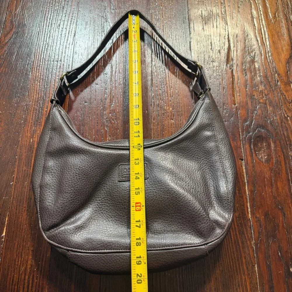 Vintage Relic Purse Y2K Shoulder Bag Handbag Brown Leather Zip